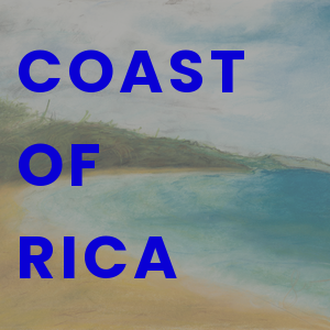 Coast of Rica, chalk pastel on paper, 2017